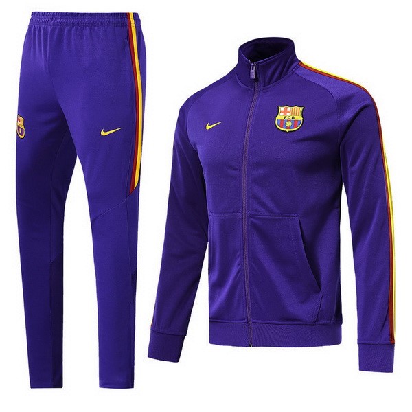 Chandal Del Barcelona 2018-2019 Purpura Amarillo